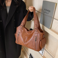 Bolsa Tote Grande Marrom Garbo Marília - Garboza