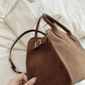 Bolsa Baú Grande Marrom Garbo Claire - Garboza