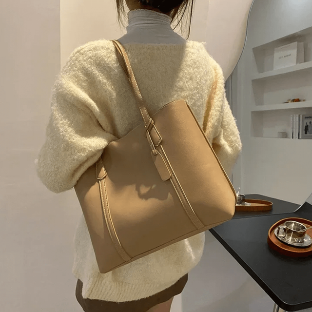 Bolsa Tote Grande Marrom Garbo Tiana - Garboza