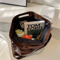 Bolsa Tote Grande Marrom Garbo Heloisa - Garboza