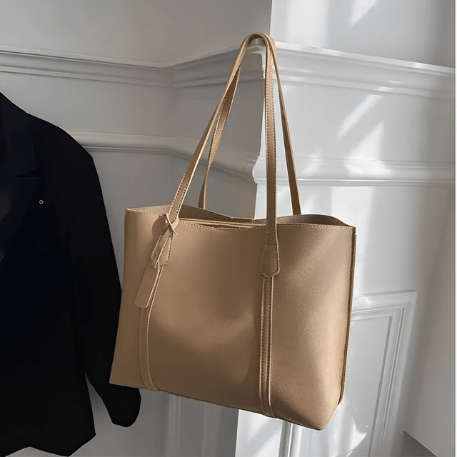 Bolsa Tote Grande Marrom Garbo Tiana - Garboza
