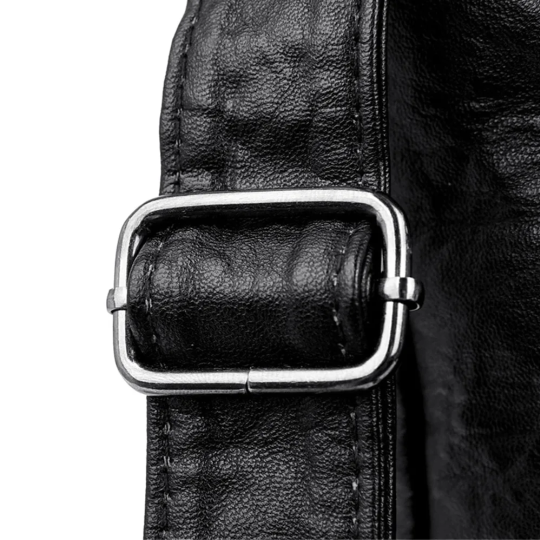 Bolsa Hobo Grande Preta Garbo Areta - Garboza