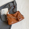 Bolsa Transversal Grande Marrom Garbo Ramona - Garboza