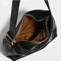 Bolsa Hobo Grande Preto Garbo Liz - Garboza