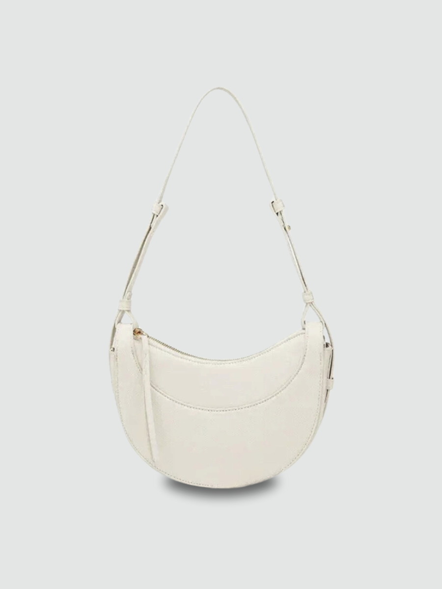 Bolsa Transversal Média Branca Garbo Pamela - Garboza