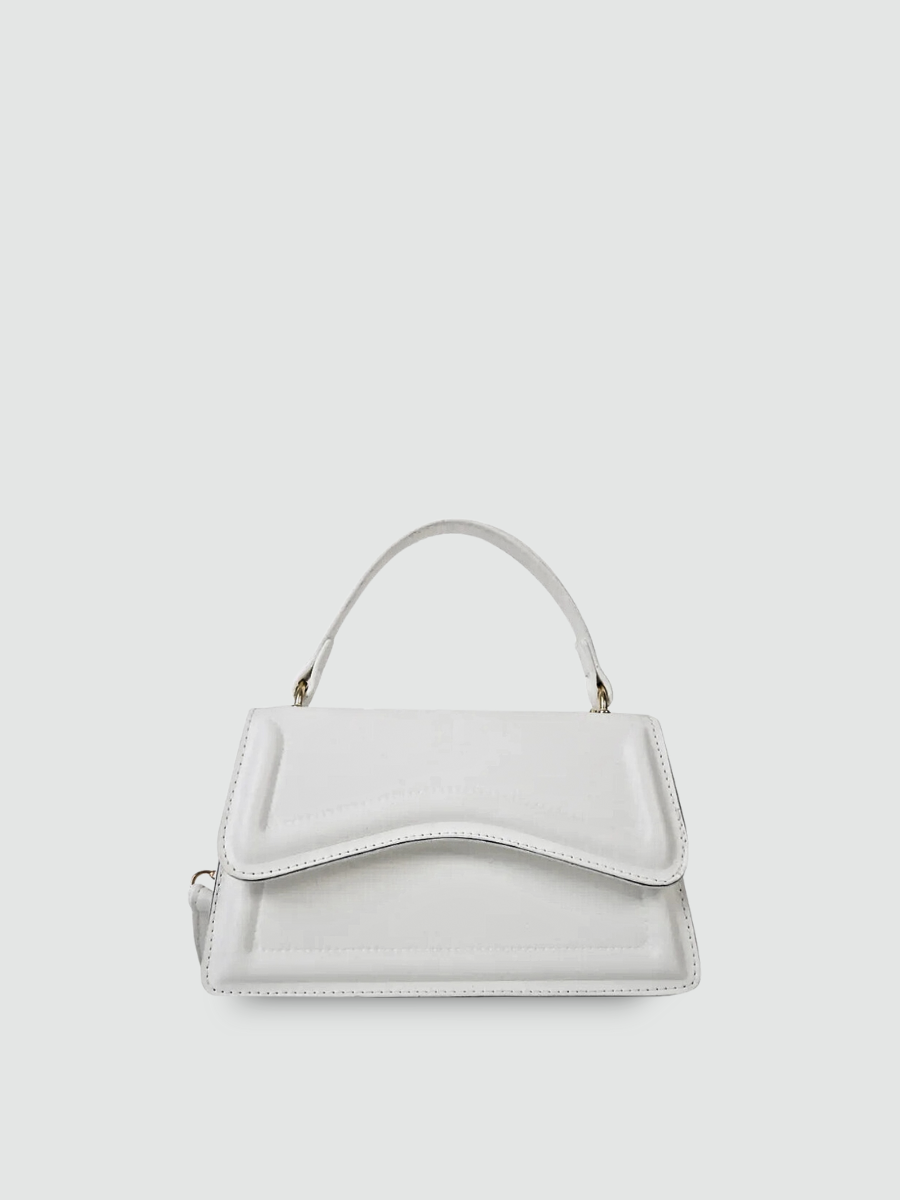 Bolsa Transversal Pequena Branca Garbo Alice - Garboza