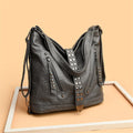 Bolsa Hobo Grande Cinza Garbo Areta - Garboza