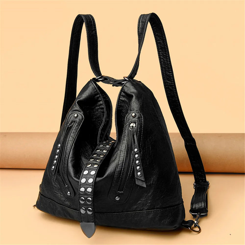 Bolsa Hobo Grande Preta Garbo Areta - Garboza