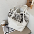 Bolsa Tote Grande Branca Garbo Valéria - Garboza