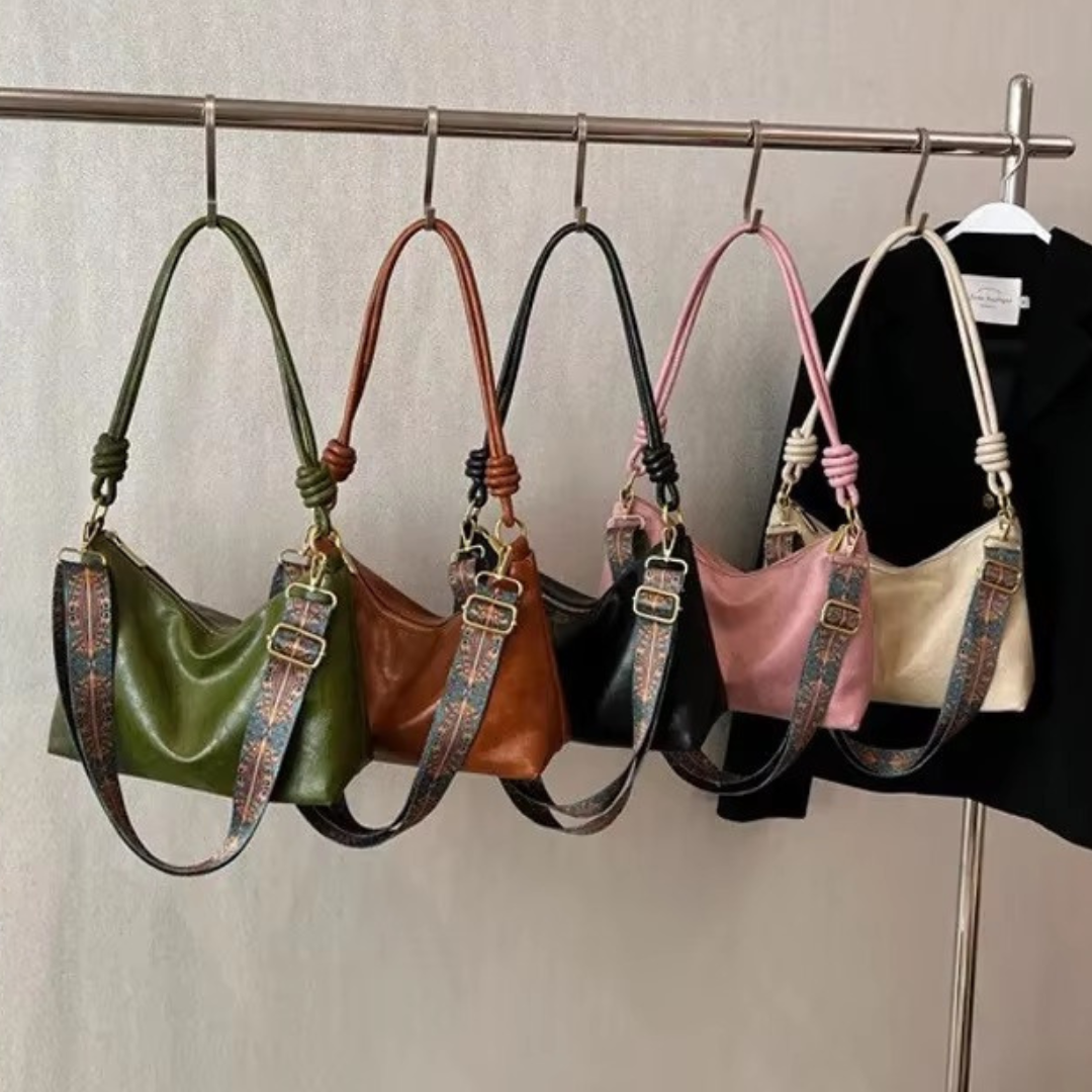 Bolsa de Ombro Média Laranja Garbo Antonella - Garboza