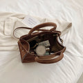 Bolsa Baú Grande Marrom Garbo Claire - Garboza