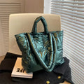 Bolsa Puffer Grande Verde Garbo Mariana - Garboza