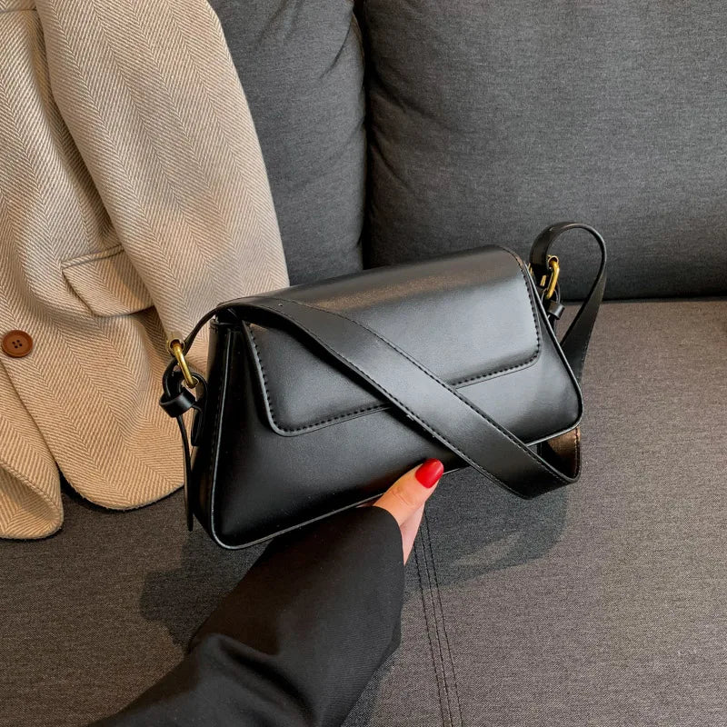 Bolsa De Ombro Pequena Preto Garbo Rúbia - Garboza