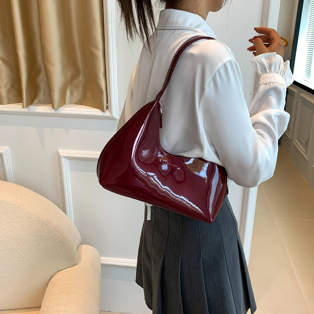Bolsa De Ombro Pequena Vermelha Garbo Carolina - Garboza