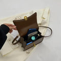 Bolsa Transversal Pequena Marrom Garbo Julia - Garboza
