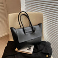 Bolsa Tote Grande Preta Garbo Amanda - Garboza