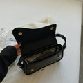 Bolsa De Ombro Pequena Preto Garbo Chiara - Garboza
