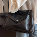 Bolsa Satchel Grande Preto Garbo Ana Laura - Garboza