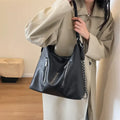 Bolsa Hobo Grande Preto Garbo Zoe - Garboza
