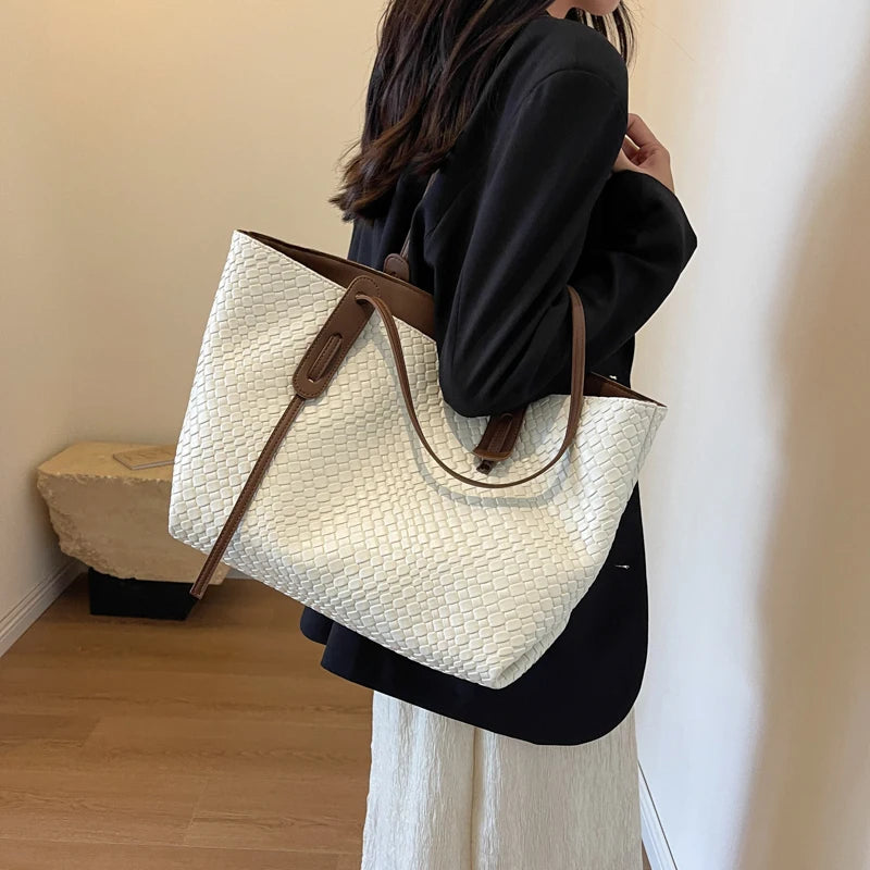 Bolsa Tote Grande Branca Garbo Paloma - Garboza