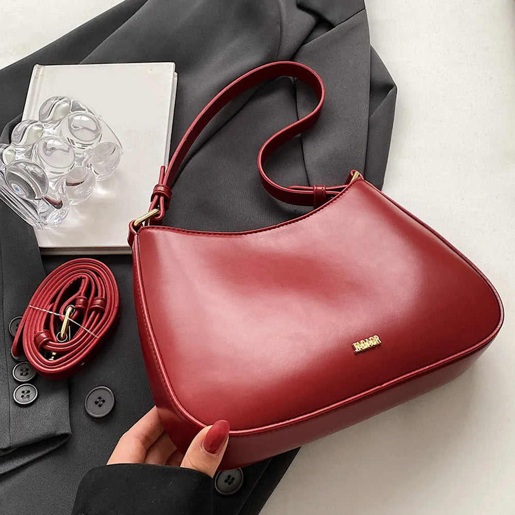 Bolsa de Ombro Pequena Vermelho Garbo Jade - Garboza