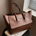 Bolsa Tote Grande Marrom Garbo Amanda - Garboza