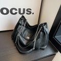Bolsa Satchel Grande Preto Garbo Ana Laura - Garboza