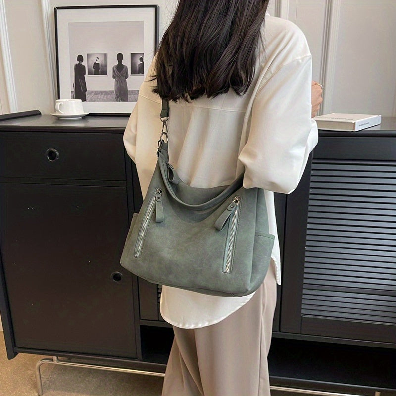 Bolsa Hobo Grande Verde Garbo Elaine - Garboza