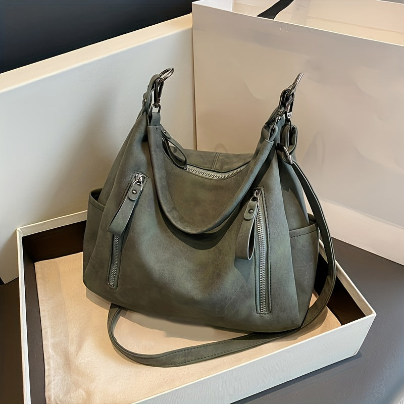 Bolsa Hobo Grande Verde Garbo Elaine - Garboza